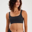 Girlfriend Collective  scoop bralette black sports bra size large Photo 2