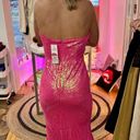 Boutique Pink Strapless Maxi Dress Photo 2