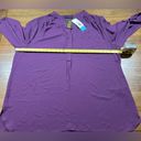 Ali & Kris  Women's Roll Tab Blouse Plum Size 2XL NWT Photo 1