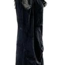 Alexis  Ilana One Shoulder Black Lace Mini Cocktail Evening Dress size M = US 4/6 Photo 5