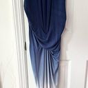 Young Fabulous and Broke  Hamptons Blue Ombre Midi Knot Waist Tank Bodycon Dress M Photo 8