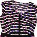 Cynthia Rowley  size 2 black Fun striped & circles party dress Photo 1