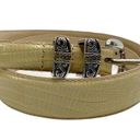 Krass&co Arden Leather  Italian Lizard Embossed Belt Photo 0