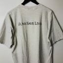 Roots 90s Vintage All Sport Grass  Guns Save Lives T Shirt Made In USA Snake Photo 14