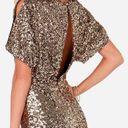 Lulus Gold Sequin Dress Photo 5