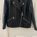 Missguided Misguided Oversized Faux Leather Jacket Photo 4