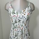 Cynthia Rowley  Tiered Maxi Dress Size 6 Botanical Floral Print Photo 3