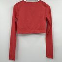 Lululemon  Ebb to Street Long Sleeve Top Pale Raspberry Cropped Padded Size 8 Photo 5