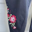 Celebrity Pink  Women’s Jeans Pants Black Embroidered Mid Rise Ankle Skinny 20 Photo 6