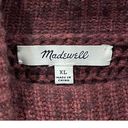 Madewell  Burgundy Side-Button Turtleneck Sweater Photo 5