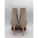 Christian Louboutin  Croc-effect leather ankle boots 39.5 Photo 5