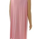 Vanity Fair  MEDIUM USA VINTAGE Semi-Sheer Nylon Sissy Pink Peignoir Night Gown Photo 3