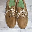 REEF  Rover tan suede fringe lace up sneakers Photo 3