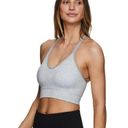 Rbx Active RBX Women's Ice Blue Seamless Jacquard Sports Bra Photo 2