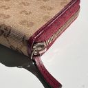 Gucci  GG Canvas Beige Zip Around Long Wallet Photo 2