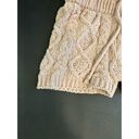 POL  Knitted Shorts Tan Neutral Crochet Grannycore Size Small Winter Snowbunny Photo 1