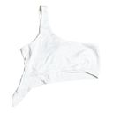 Naked Wardrobe  Top Smooth Side Asymmetrical Crop Top White Size XS NWT Photo 3