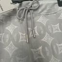 Juicy Couture Grey Silver Embossed Velour Jogger Pants Y2K NWT Photo 2