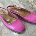 Pink Slingback Flats with Gold Heel Detail Size 7 Photo 6