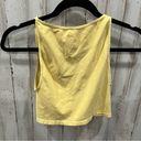 Free People Intimately  Yellow Cropped Stretchy Top Photo 2