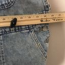 Gap  Distressed Denim Shortalls with Washwell overalls size medium Photo 8