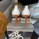 Fendi New  Zucca White Mary Jane FFrame Strap Pump Photo 9