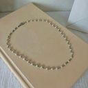 American Vintage Vintage “Marta” Seed Pearl Silver Chain Necklace Elegant Classic Minimal Photo 3