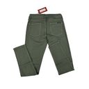 Just USA  - Destroyed Ankle Length Skinny Jeans in Moss Green Photo 3