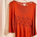 Esley  Orange Crochet Top Photo 0