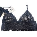 Free People NWT!  2 Pack Everyday Lace Longline Bralette  - Size Large Photo 5