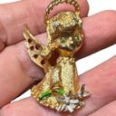 Vintage Lot Christmas Pins MYLU Cherub, Avon Christmas Basket, Stick Pin Plus Photo 2