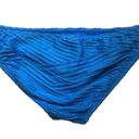 The Bikini Lab NEW  Women's Size Large Blue Sand Dunes Textured Bikini Bottoms Photo 4