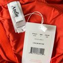 ANDIE NWT  Swim Longline Rib Tank Siren Orange Size Small Photo 2