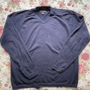 Woolrich Navy VNeck Sweater Photo 1