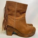 FREEBIRD by Steven  Farah Fringe Platform Clog Boot PLATFORM BROWN EU 39 Photo 0