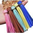 NEW Green/Blue Tassel Bag Charm Tassels Keychains Purse Charms Green Photo 3