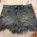 ZARA  mom fit denim shorts. Size 0 Photo 0