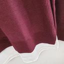 Hilary Radley Women's  2fer Heather Wine Size Medium Sweater  Photo 4