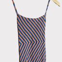 Olivaceous Striped Spaghetti Strap Maxi Dress in Size Small Photo 1