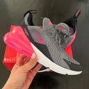 Nike New  Air Max 270 GS Smoke Grey Hyper Pink Photo 0