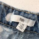 BP  Shorts Cut-Off Distressed Raw Hem Denim High Waist Tie Dye Blue White 26 Photo 2