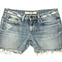 Joe’s Jeans Joe's Jeans Jean Shorts Womens 6/28" Low-Rise Y2K Light Wash Cutoff Style Grunge Photo 0