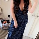 Lulus Navy And Black Lace Dress Photo 0