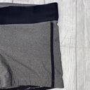 Xersion fitted athletic shorts with no slip hem, black and grey women size Large Photo 3