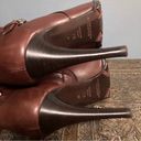 Ralph Lauren  Collection Booties size 7 cognac brown heals equestrian Photo 9