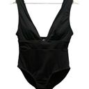 ANDIE  Mykonos Women’s Black One Piece Plunge Swimsuit Size Large Photo 0