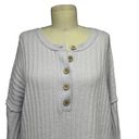 Free People  Around the Clock Tunic Sweater Lavender Size Small Photo 5