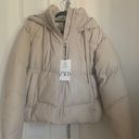 ZARA Faux Leather Puffer Jacket Photo 0