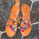 Big Buddha  lace up multicolor sandals 8 Photo 0