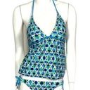 Y2K halter tankini Dippers retro abstract Geometric string bikini set Medium Photo 0